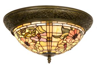 Tiffany plafondlamp Alabama Rand