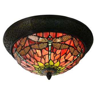 Tiffany plafondlamp Dragonfly Rand