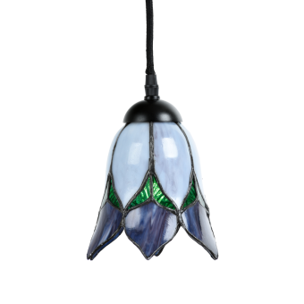 Tiffany Hanglamp Lovely Flower Purple