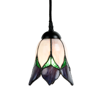 Tiffany Hanglamp Lovely Flower Purple