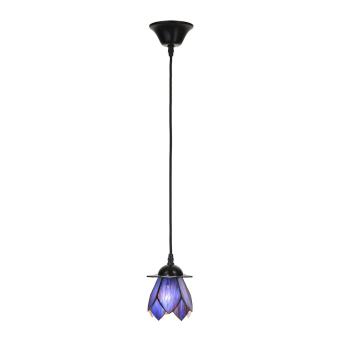 Tiffany Hanglamp aan snoer Blue Lotus