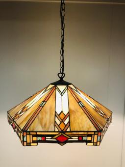 Tiffany hanglamp Wyber Angular 58  3 fittingen