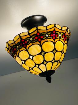 Tiffany plafondlamp Cherry 25-96