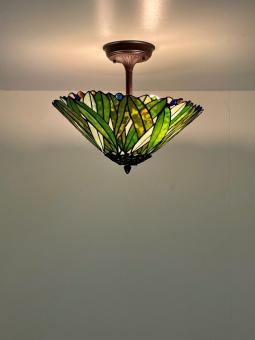 Tiffany plafondlamp Andorra 40 Flow