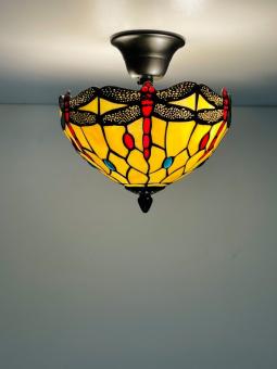 Tiffany plafondlamp Dragonfly 1034-  2596