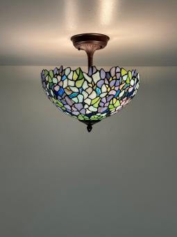 Tiffany plafondlamp Greece 36  Flow