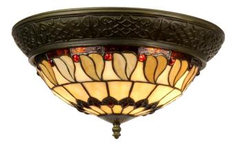 Tiffany plafondlamp Heino Rand