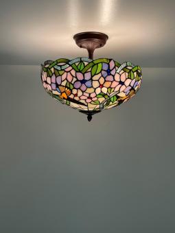 Tiffany plafondlamp Hummingbird  40 Flow