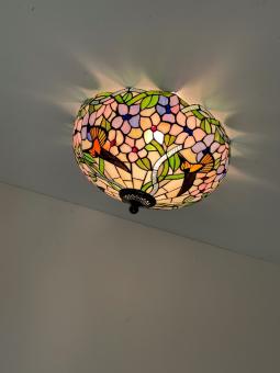 Tiffany plafondlamp Hummingbird 40 - 80