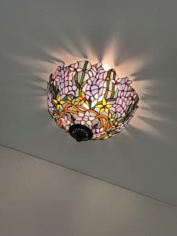 Tiffany plafondlamp Malaga - 80