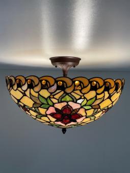 Tiffany plafondlamp Montana 50 Flow