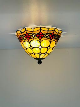 Tiffany Plafondlamp Ø25cm Cherry - 80