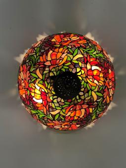 Tiffany plafondlamp Peony 50  80