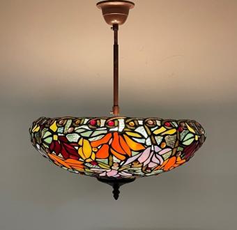 Tiffany plafondlamp San Marino - C2