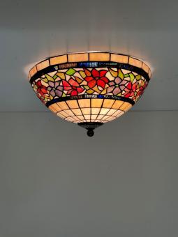 Tiffany plafondlamp Sweden 4080