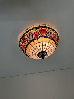 Tiffany plafondlamp Sweden 4080