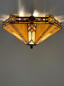 Tiffany plafondlamp Wyber 58 / 80