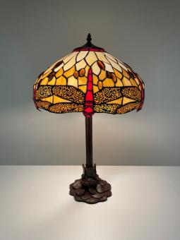 Tiffany tafellamp Dragonfly 40  P3  - 1101 tiffanylamp