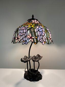 Tiffany tafellamp Malaga  P19 tiffanylamp