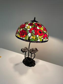 Tiffany tafellamp Rosas  P19     tiffanylamp