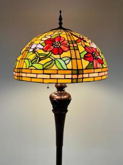 Tiffany vloerlamp Alabama 50 De Luxe