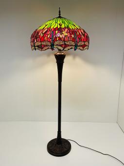 Tiffany vloerlamp Dragonfly 60cm de Luxe