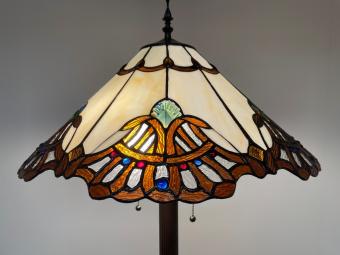 Tiffany vloerlamp Elba 50 Straight