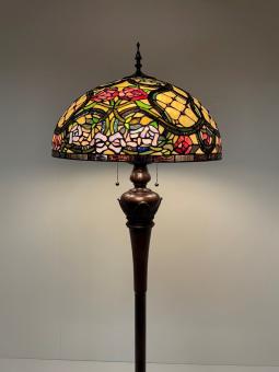 Tiffany vloerlamp Floreale 50 Deluxe