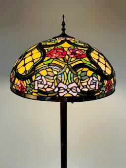 Tiffany vloerlamp Floreale 50 Straight