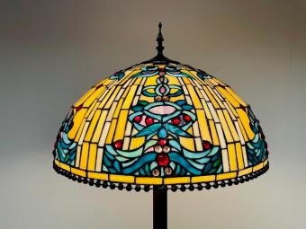 Tiffany vloerlamp Oklahoma 50 Straight