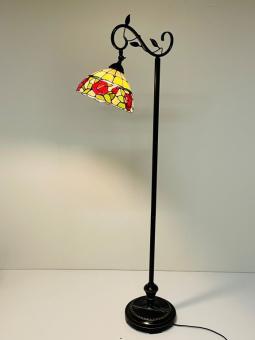 Tiffany vloerlamp Rosamunde