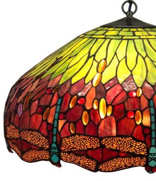 Tiffany hanglamp Ø60cm Dragonfly 97