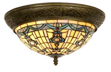 Tiffany plafondlamp Oklahoma Rand