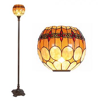 Tiffany vloerlamp Cherry Uplight