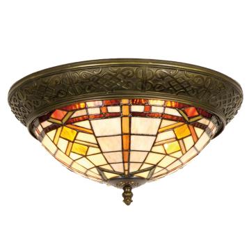 Tiffany plafondlamp Wyber Rand