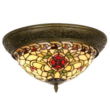 Tiffany plafondlamp Montana Rand