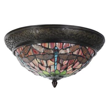 Tiffany plafondlamp Dragonfly Rand