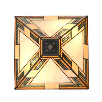 Tiffany ceiling lamp 37x37cm 2xE27 Indian Summer