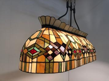 Tiffany biljartlamp leestafellamp Geo