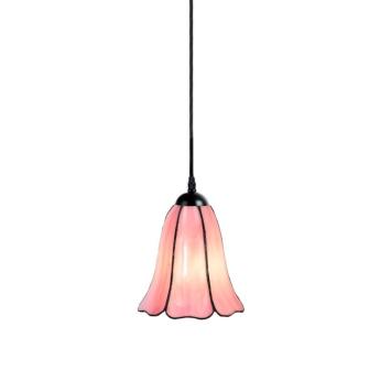 Tiffany Hanglamp aan snoer Liseron Pink