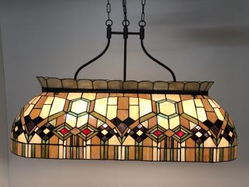 Tiffany biljartlamp leestafellamp Geo