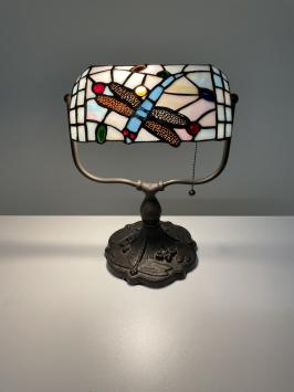 Tiffany Schreibtischlampe Banker Dragonfly