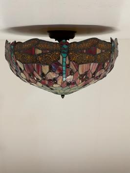 Tiffany plafondlamp Dragonfly 50 Flow