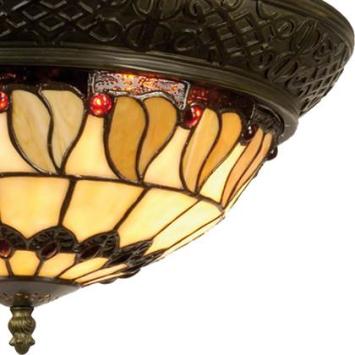 Tiffany plafondlamp Heino Rand