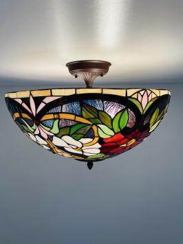 Tiffany Plafondlamp Madeira 50cm - Flow