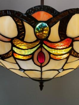 Tiffany plafondlamp Roxbury - C2