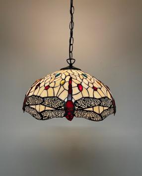 Tiffany hanglamp 40cm Dragonfly