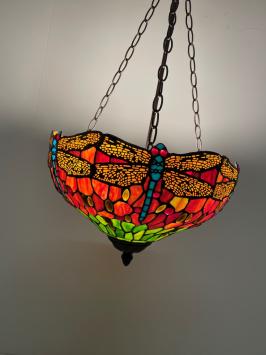 Tiffany hanglamp Ø 40cm Dragonfly 8842