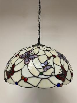 Tiffany hanglamp Ø 50cm Papillon -98 3 fittingen