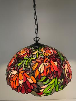 Tiffany hanglamp Peony 50 / 98 3 fittingen